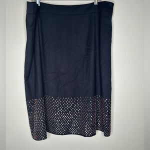 Elvi Embellished Pencil Skirt NWT
